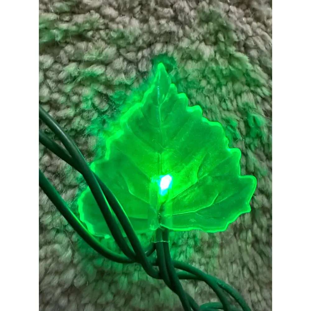 IKEA SKINA Design Ola Wihiborg Lights flowers leaves blue red green jungle 2006